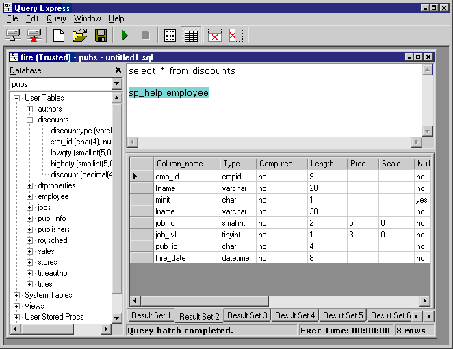 Query Express Screenshot